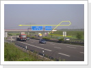 A10 von Süd, Abfahrt 5 A10 von Süd, Abfahrt 5
